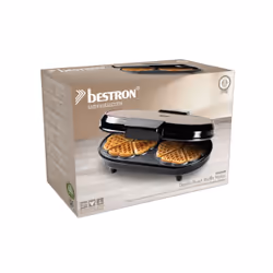 Bestron ADWM730S moule à gauffres 10 gauffre(s) 1200 W Noir - Vue supplémentaire 7
