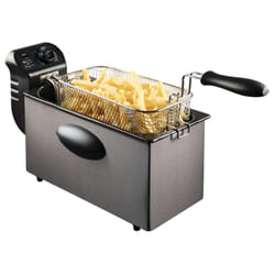 Bestron AF357A friteuse Unique 3,5 L Autonome 2000 W Noir, Acier inoxydable