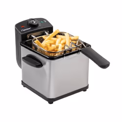 Friteuse AF100S de Bestron est idéal pour faire frire des pommes de terre, snacks, poisson etc. La graisse a une durée de vie ...