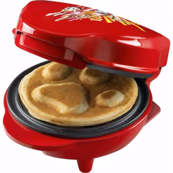 Gaufrier BESTRON - APP500R Type : Gaufrier Puissance (W) : 550 Nombre de Jeux de Plaques : 1 Couleur : Rouge