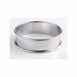 CERCLE TARTE 20x2CM INOX de la marque PATISSE Diamètre 20 cm - hauteur 4.5 cm -