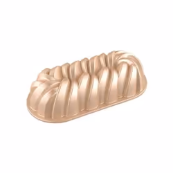 PATISSE - Moule à cake torsadé - 31 cm - rose cuivré - Les Spécifiques