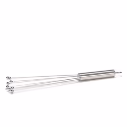 Patisse 10222, Fouet à boules, Acier inoxydable, Acier inoxydable, Acier inoxydable, Anneau de suspension, 300 mm