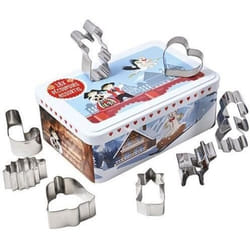 Boite de 18 découpoirs - PATISSE - Métal - Décor Alsace - en inox