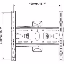 Mount Massive MNT 208 support pour téléviseur 55" Noir