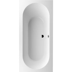 Oberon 190x90 cm Baignoire rectangulaire encastrable gauche et droite en Quaryl®, blanc (BQ199OBE2V-01) - Villeroy&boch