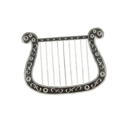 Harpe dange argent - Adulte - Intérieur - Gris - Mixte
