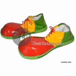 Chaussures géantes de clown - Accessoire de déguisement pour adulte