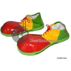Chaussures géantes de clown - Accessoire de déguisement pour adulte