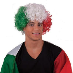 Funny Fashion 105234818 Equipement pour fans de sport Italie Perruque