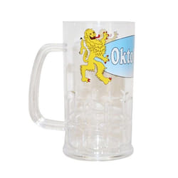Chope de bière transparente