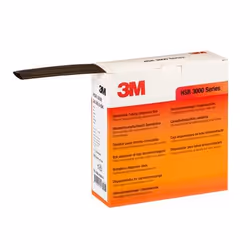 3M TE100042064, Gaine thermorétrécissable, Noir, 7 m, 9 mm, 3 mm, 120 °C