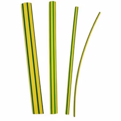 3M GTI-3000, Gaine thermorétrécissable, Vert, Jaune, 100 cm, 1,8 cm, 135 °C