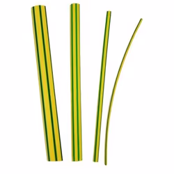 3M TE100046149, Gaine thermorétrécissable, Polyoléfine, Vert, Jaune