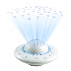 Alecto lumière de nuit pour bébé Blanc