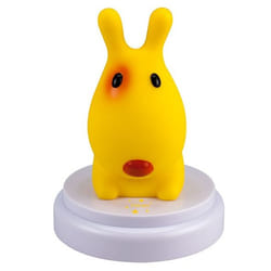 Alecto Innocent Dog lumière de nuit pour bébé Blanc, Jaune LED