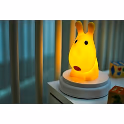 Alecto Innocent Dog lumière de nuit pour bébé Blanc, Jaune LED