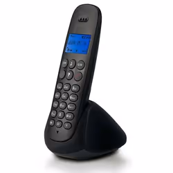 Profoon PDX-300, Téléphone DECT, Combiné sans fil, 50 entrées, Noir