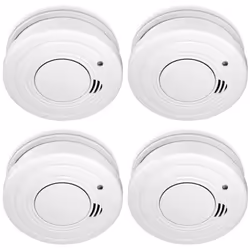 Détecteur de fumée - Alecto - SA-49-5 - Pack de 4 - Pile de 5 ans - Blanc