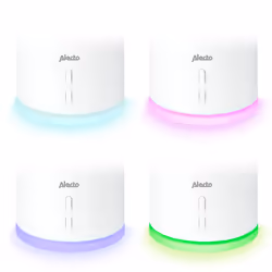 Alecto BC-24 humidificateur Vapeur 0,08 L Blanc 24 W