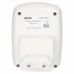 Alecto DBX-80BU babyphone Blanc - Vue supplémentaire 3