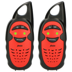Alecto FR-05RD radio bidirectionnelle 3 canaux 446 MHz Noir, Rouge