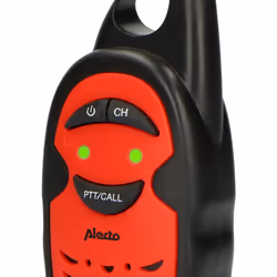 Alecto FR-05RD radio bidirectionnelle 3 canaux 446 MHz Noir, Rouge