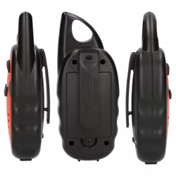 Alecto FR-05RD radio bidirectionnelle 3 canaux 446 MHz Noir, Rouge