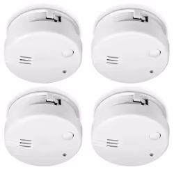 Mini détecteur de fumée avec batterie de 5 ans - Alecto - SA-100 4-PACK - Blanc