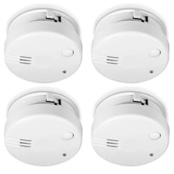Mini détecteur de fumée avec batterie de 5 ans - Alecto - SA-100 4-PACK - Blanc