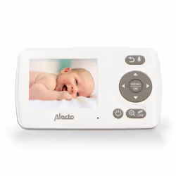 Alecto DVM-71 moniteur vidéo pour bébé Taupe, Blanc