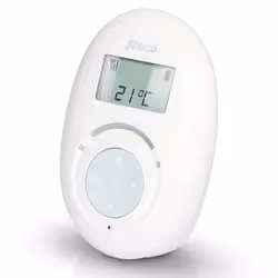 Alecto DBX120 babyphone Babyphone numérique 2 canaux Blanc, Bleu - Vue supplémentaire 2