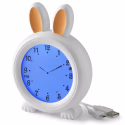 Alecto BC100BUNNY réveille-matin Réveil numérique Blanc - Vue supplémentaire 5