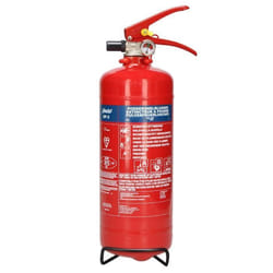 Extincteur à poudre ALECTO BP2 Rouge - Compact et facile à utiliser
