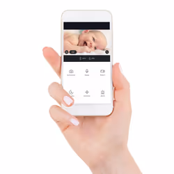 Alecto SMARTBABY10 moniteur vidéo pour bébé Wi-Fi Anthracite, Blanc - Vue supplémentaire 4