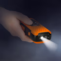 Alecto FR300OE radio bidirectionnelle 446 MHz Noir, Orange - Vue supplémentaire 4