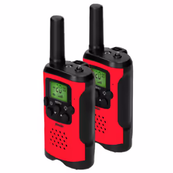 Alecto FR115RD radio bidirectionnelle 8 canaux 446 MHz Noir, Rouge