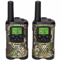 Alecto FR115CAMO, Réseau mobile professionnel (pmr), 8 canaux, 446 MHz, 7000 m, 49 mm, 30 mm