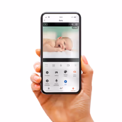 Alecto SMARTBABY5 Wi-Fi Blanc - Vue supplémentaire 4