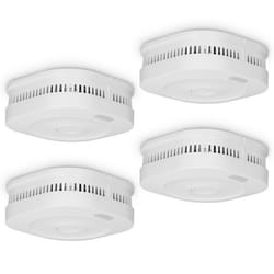 Alecto SMARTSMOKE11 4x - Détecteur de fumée inteligent Wi-Fi pack de 4 - Blanc