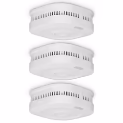 Alecto SMARTSMOKE11 3x - Détecteur de fumée inteligent Wi-Fi pack de 3 blanc