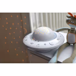 Alecto BC-125GS lumière de nuit pour bébé Autonome Gris, Blanc LED - Vue supplémentaire 6
