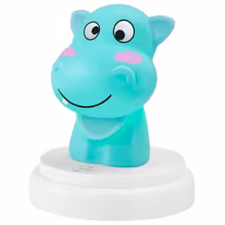Alecto silly hippo lumière de nuit pour bébé Autonome Bleu LED