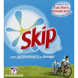 SKIP Lessive en poudre Active clean - 7 doses
