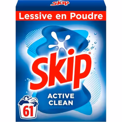 Skip Lessive en Poudre Active Clean 61 Lavages