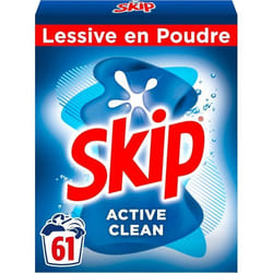 Skip Lessive en Poudre Active Clean 61 Lavages