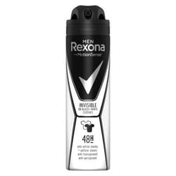 Rexona Men invisible on black+white clothes antiperspirant Hommes Déodorant spray 150ml
