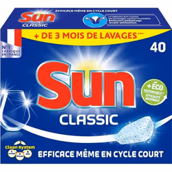 Sun Pastilles Lave Vaisselle Classic 40 Lavages