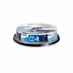 Philips CD-R CR7D5NB10/00, CD-R, 700 Mo, 10 pièce(s)