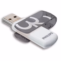Philips Clé USB FM32FD05B/00, 32 Go, USB Type-A, 2.0, 18 Mo/s, Casquette, Orange, Blanc